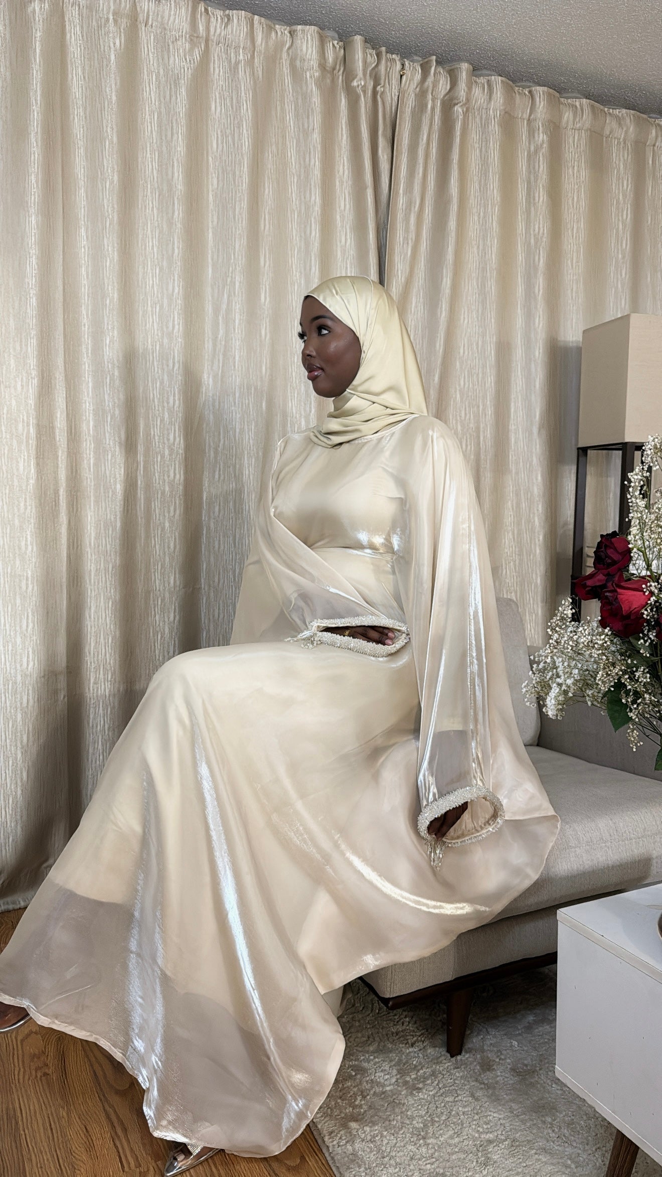 Rayaal – 3-Piece Luxury Abaya Set