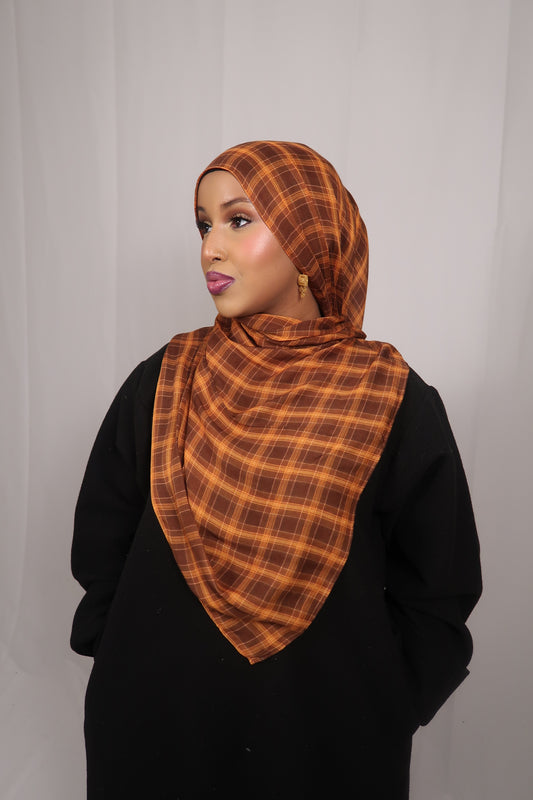 Toasted Amber Plaid